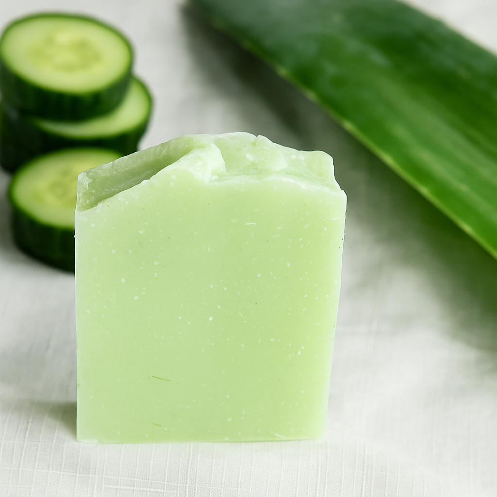 Aloe & Cucumber Soap – Gingys Naturals LLC