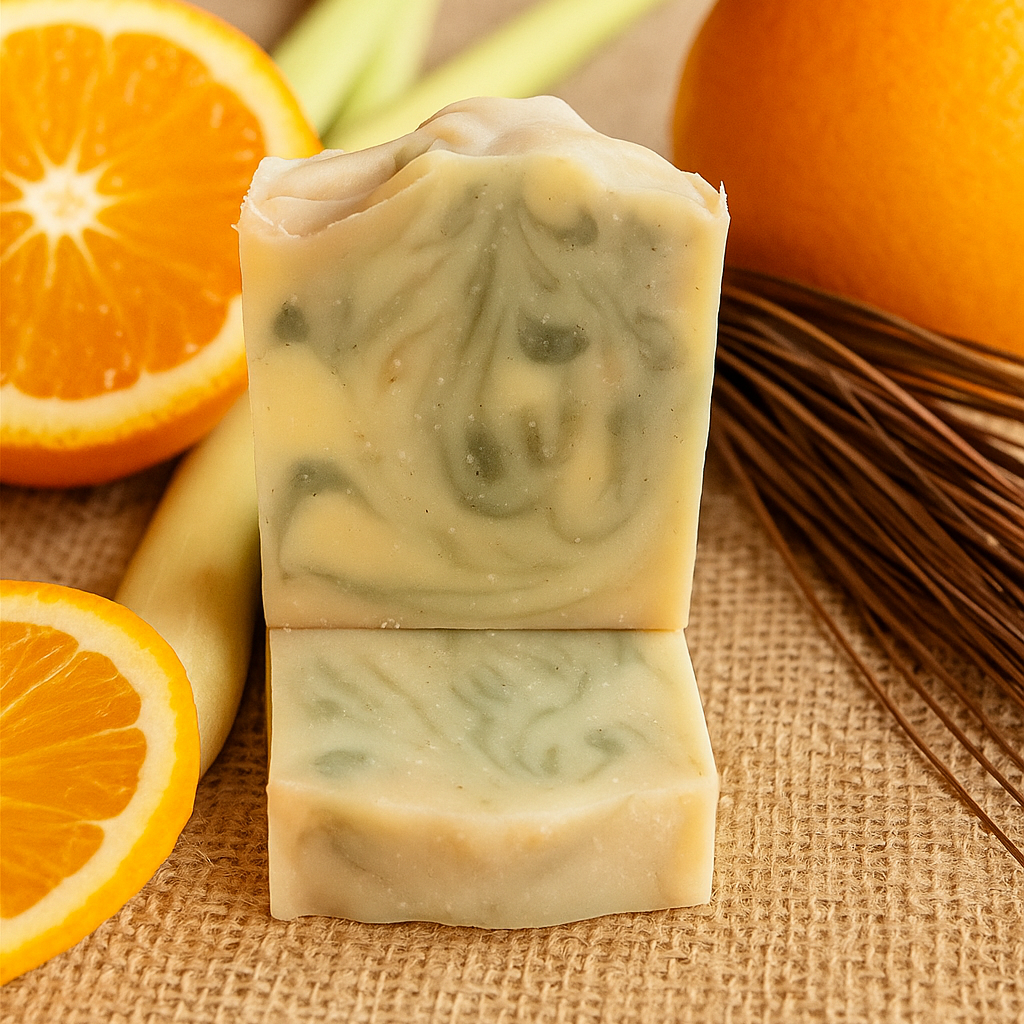 Orange Lemongrass Cedarwood Soap